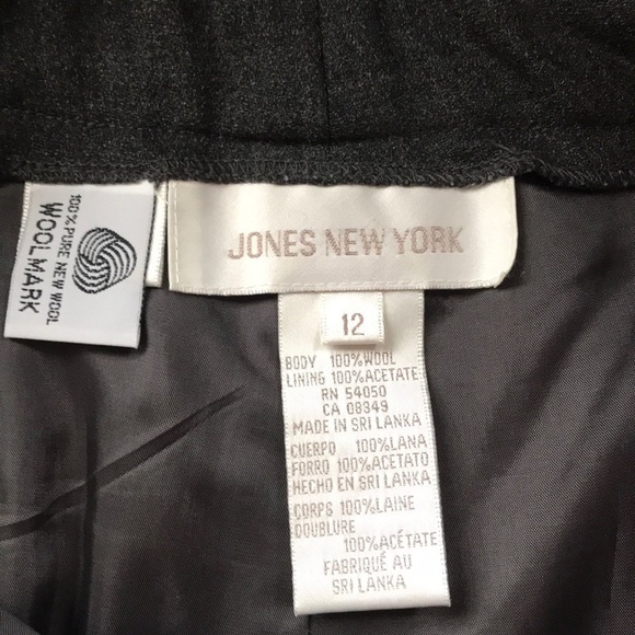 Jones New York size 12 lined Wool Dress Slacks - Picture 5 of 10
